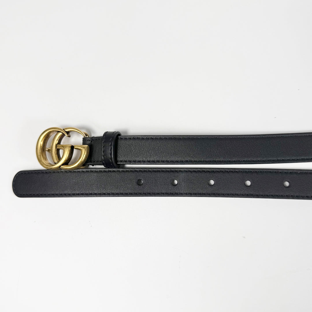 Gucci GG Marmont Smooth Leather Belt 65 26