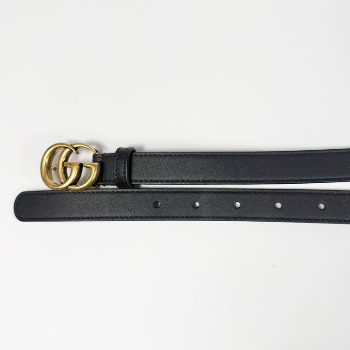 Gucci GG Marmont Smooth Leather Belt 65 26