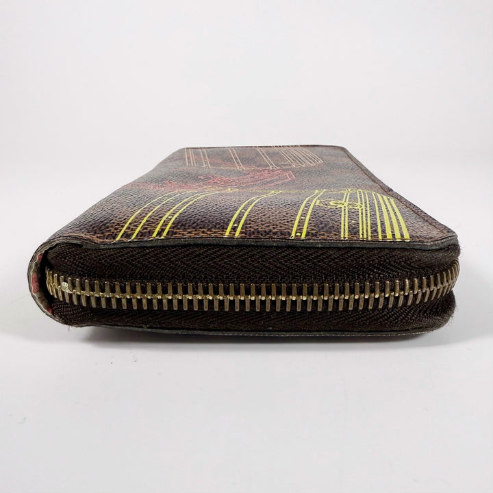 Louis Vuitton Damier Ebene Animation Zippy Wallet