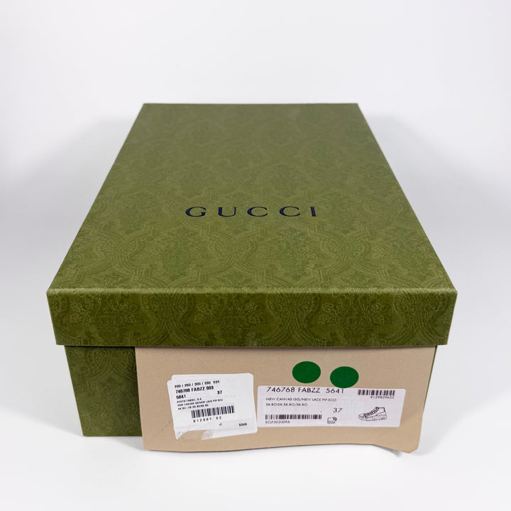 Gucci Canvas GG Supreme High Top Sneaker - Women’s 7