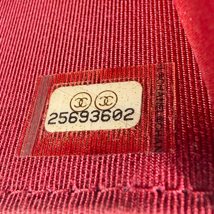 Chanel Aged Calfskin Quilted Gabrielle Zip Around Wallet