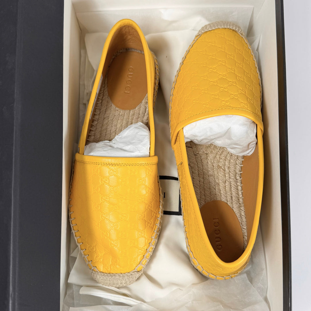 Gucci Microguccissima Leather Espadrille - Women’s 6