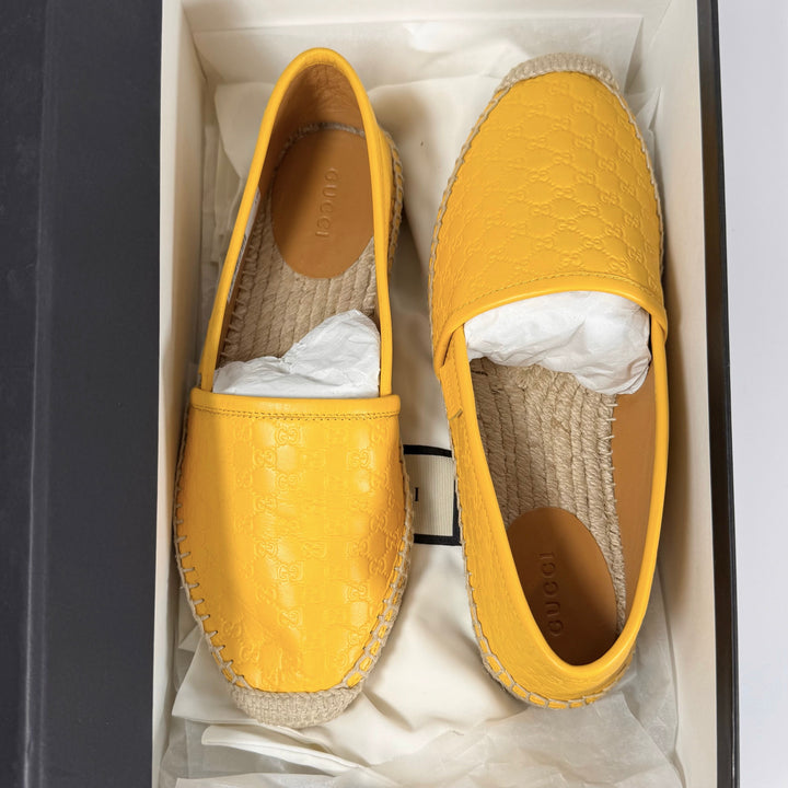 Gucci Microguccissima Leather Espadrille - Women’s 6