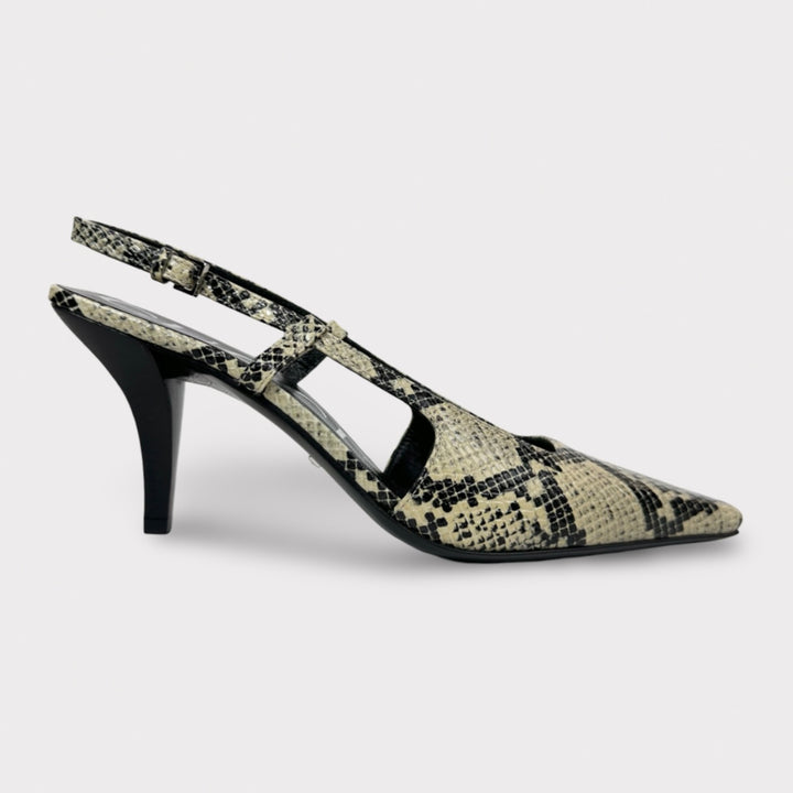 Gucci Calfskin Python Print Slingback Heel - Women’s 10