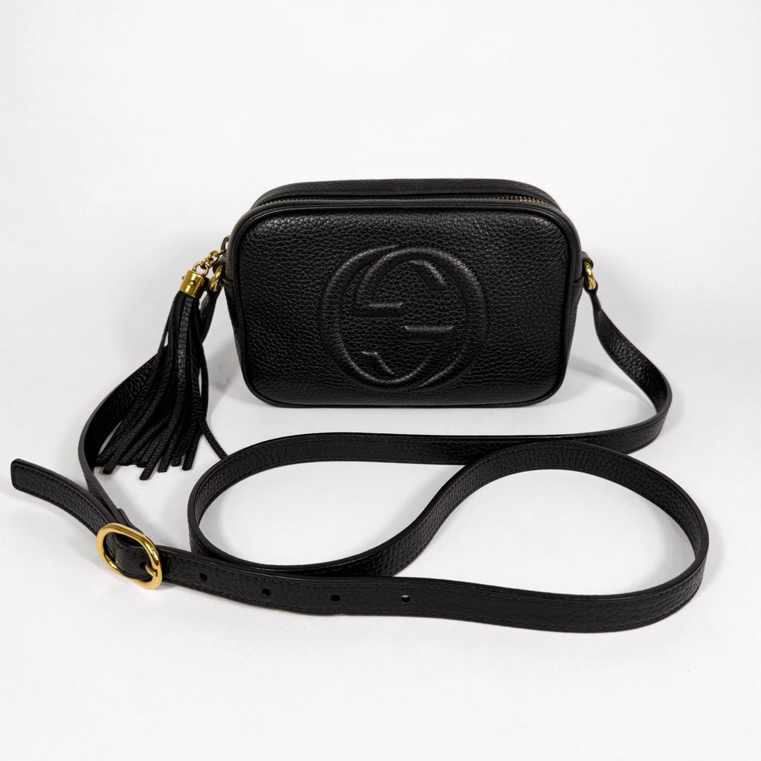 Gucci Pebbled Calfskin Mini Soho Disco Bag