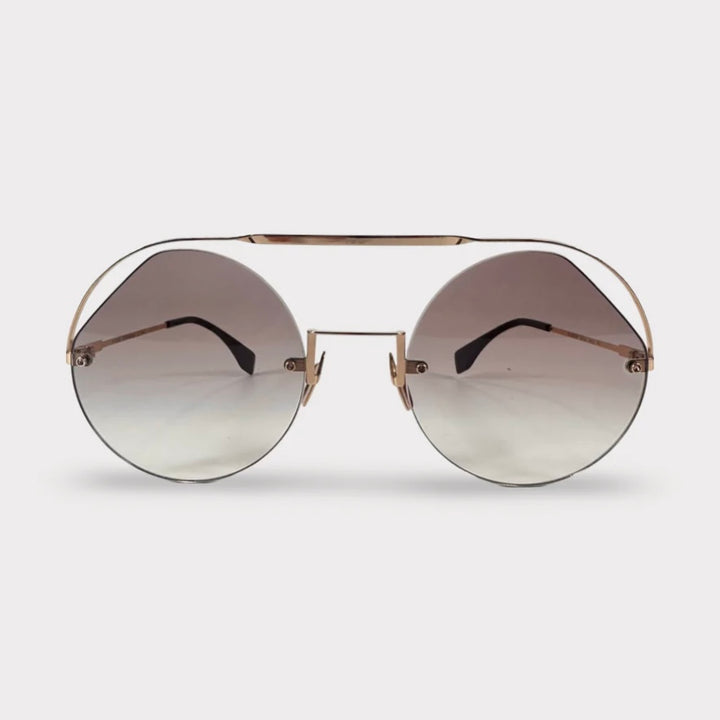 Fendi Round Gradient Sunglasses FF0325/S