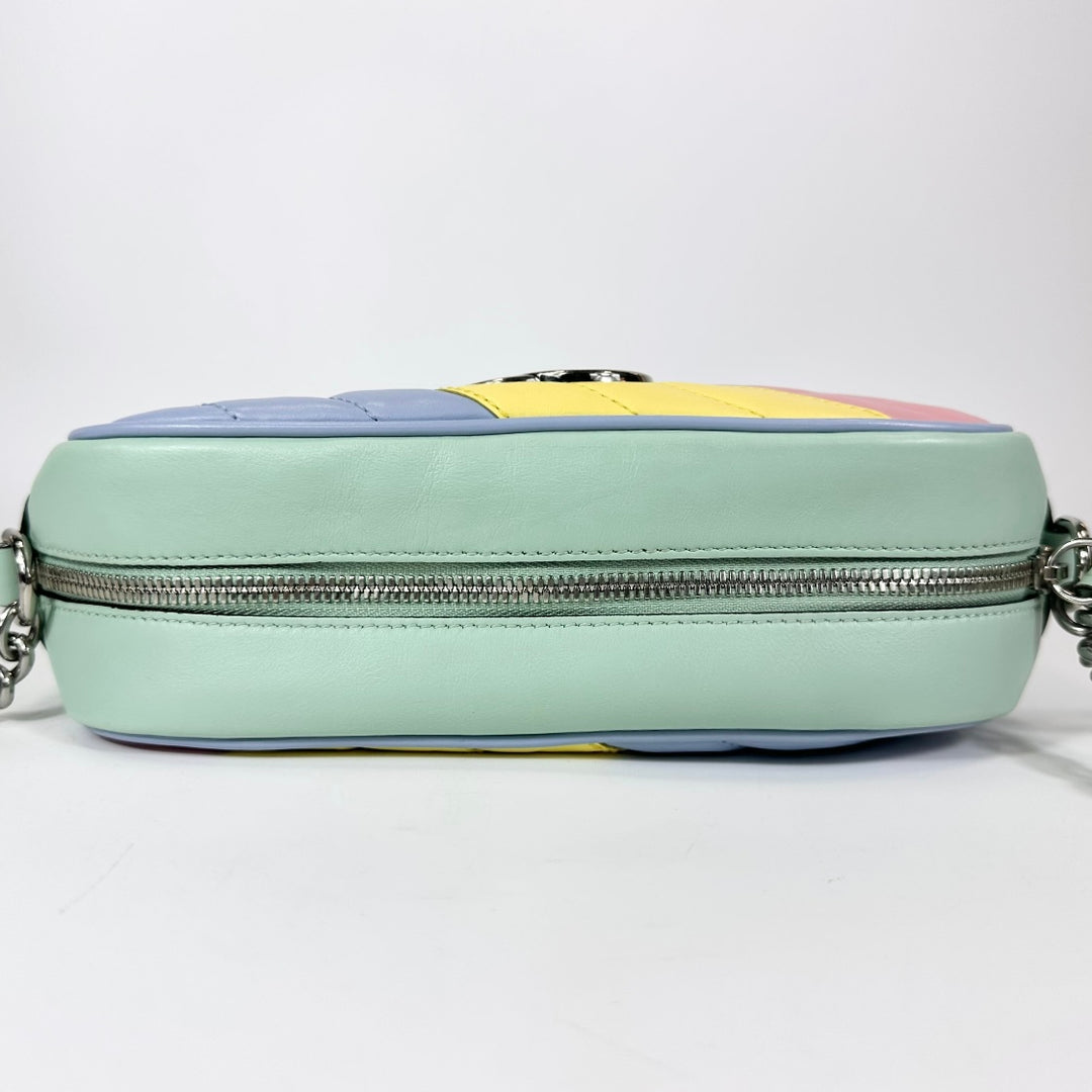 Gucci GG Marmont Matelasse Rainbow Crossbody Bag