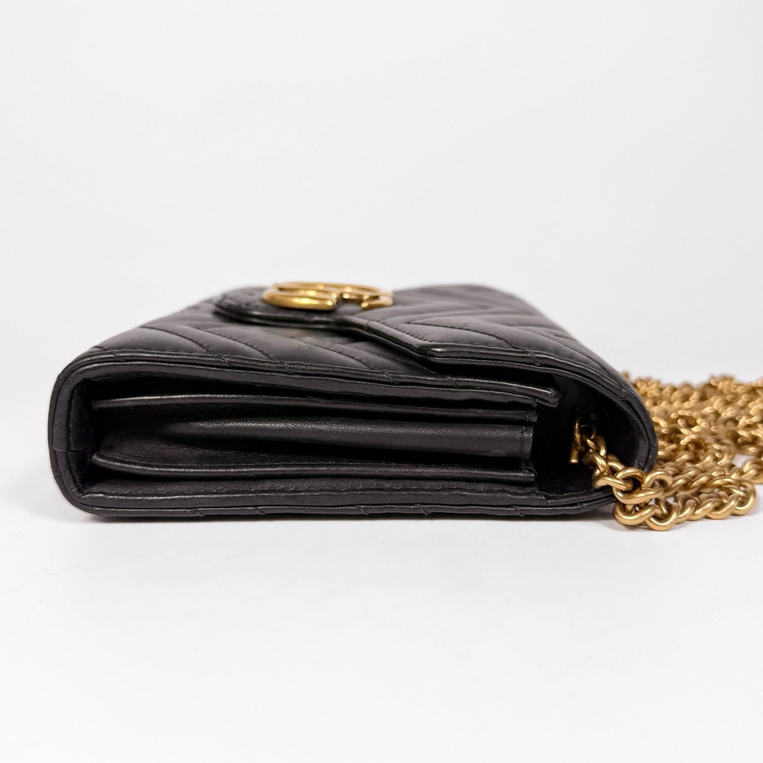Gucci Matelasse Marmont Wallet On Chain