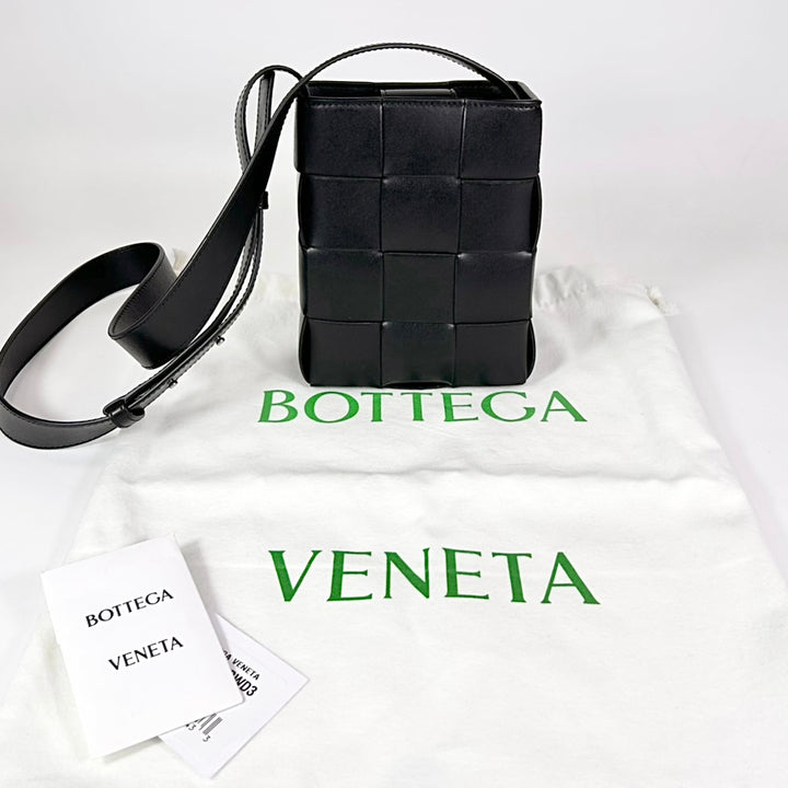 Bottega Veneta Nappa Maxi Intrecciato Vertical Cassette Bag