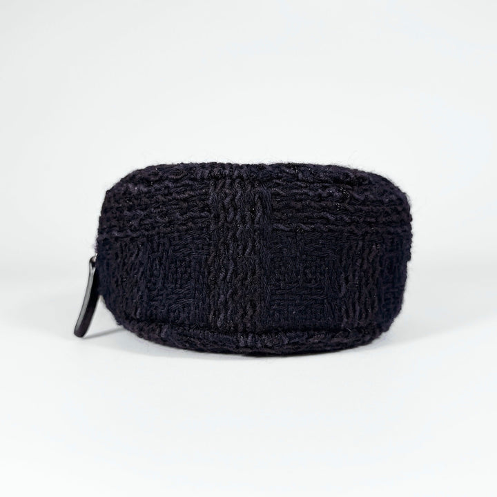 Chanel Round Tweed 19 Chain Shoulder Bag