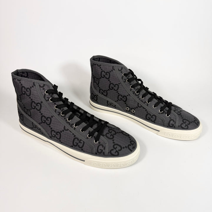 Gucci Maxi GG 1977 Tennis High Top Sneaker - Men’s 12.5