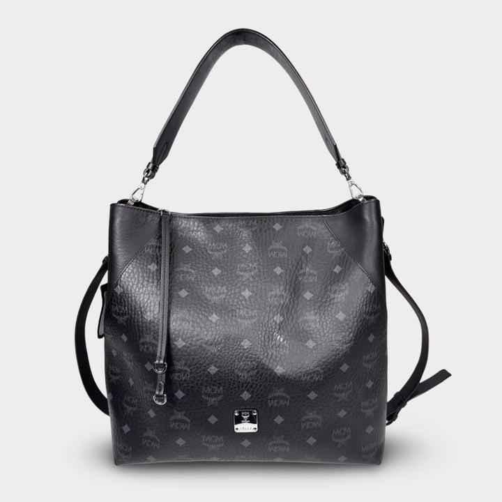 MCM Klara Visetos Hobo Shoulder Bag