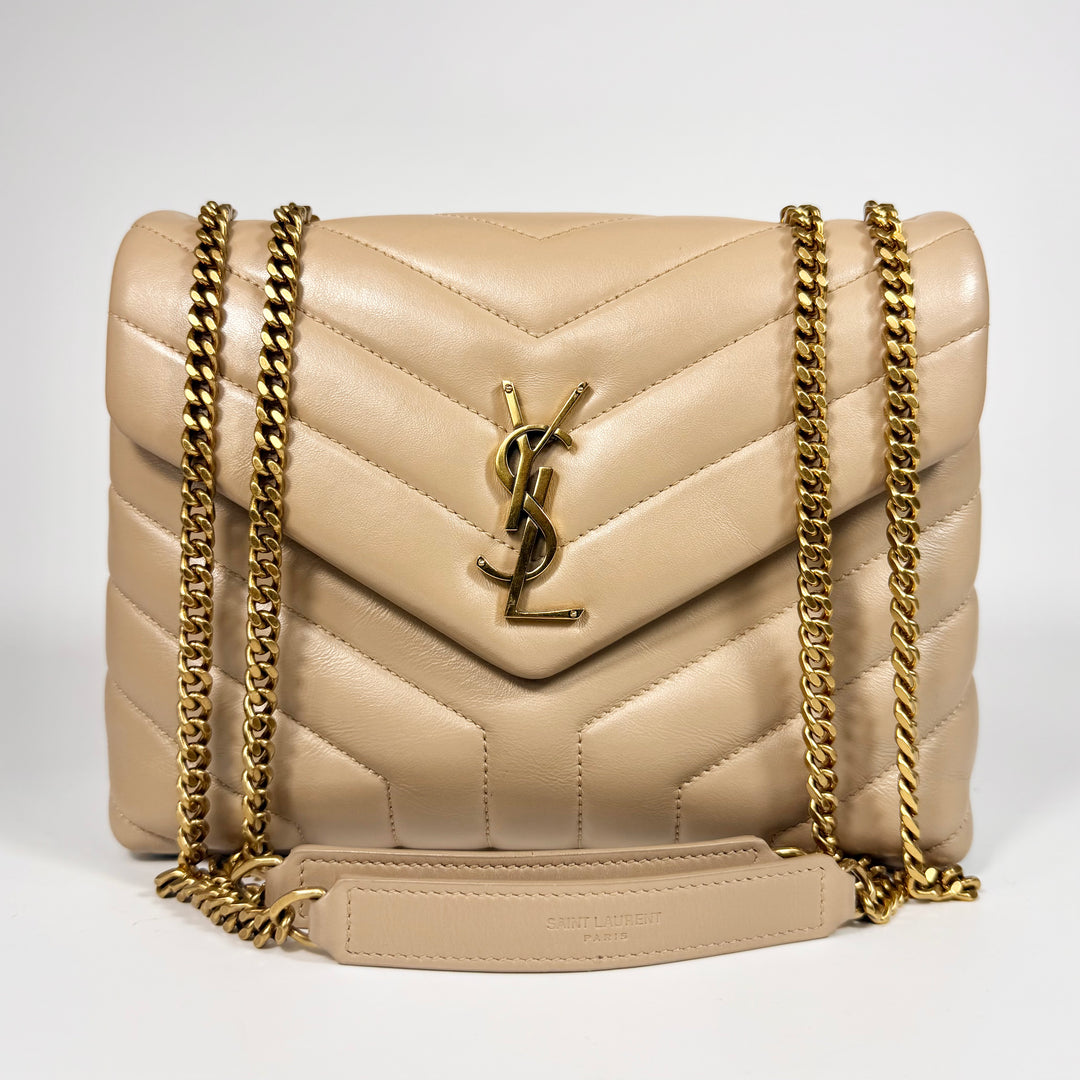 Saint Laurent Small Quilted Loulou Shoulder Bag