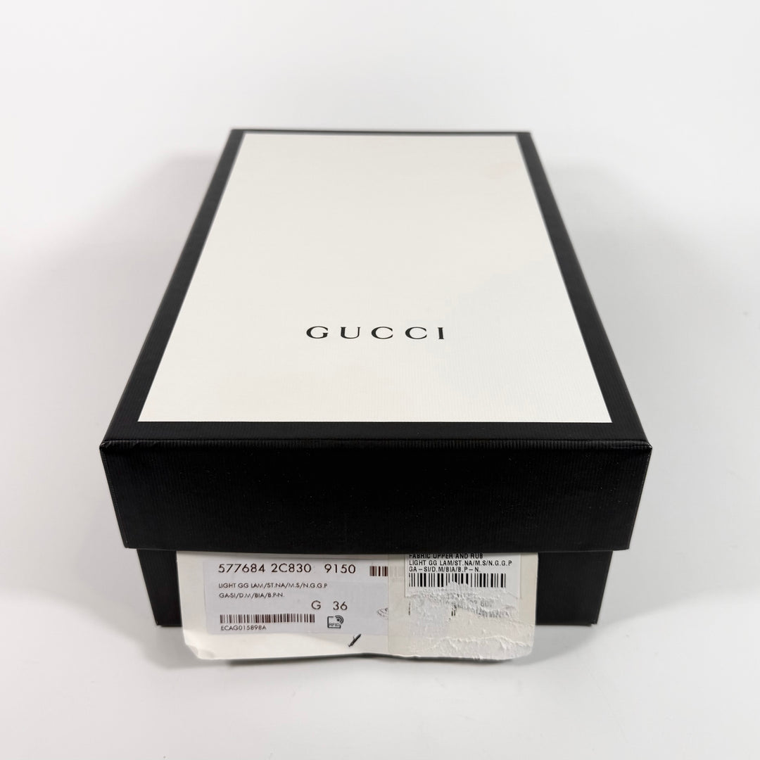 Gucci Metallic GG Screener Sneaker - Women’s 6