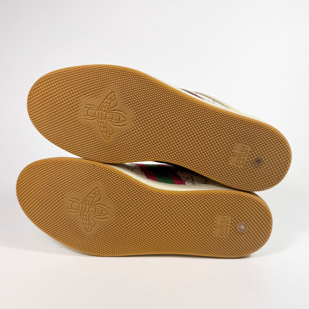 Gucci Metallic GG Screener Sneaker - Women’s 10