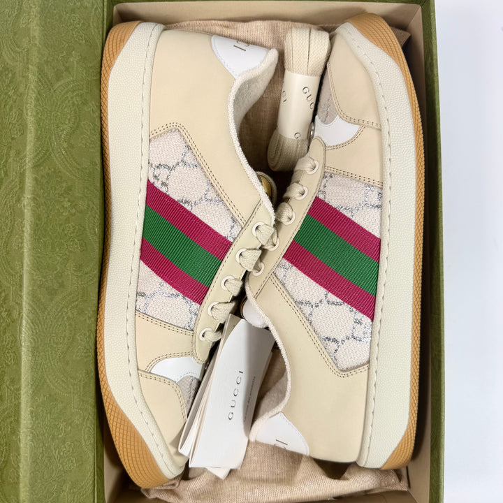 Gucci Metallic GG Screener Sneaker - Women’s 10