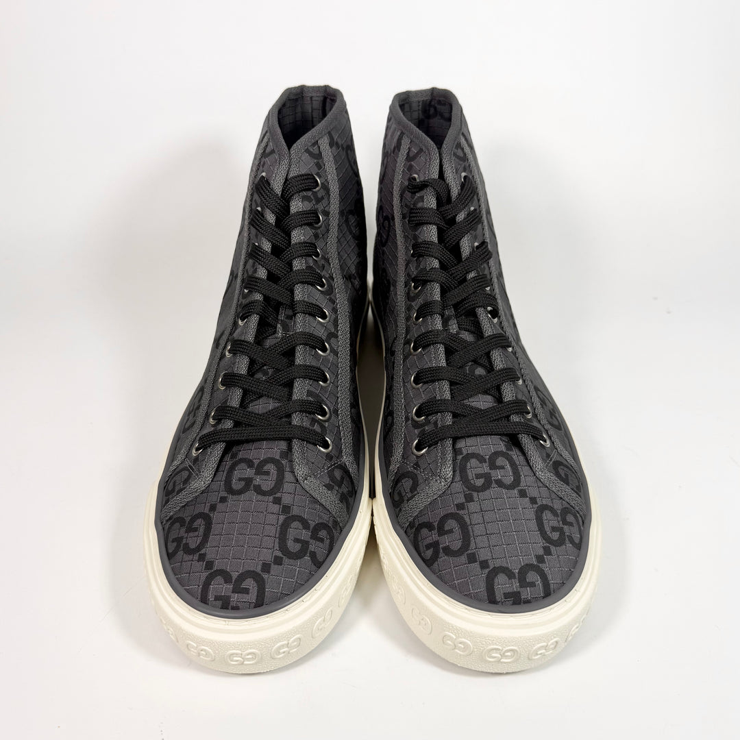 Gucci Maxi GG 1977 Tennis High Top Sneaker - Men’s 12.5
