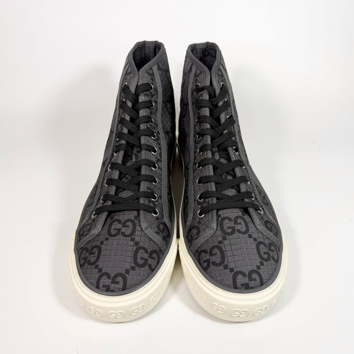 Gucci Maxi GG 1977 Tennis High Top Sneaker - Men’s 12.5
