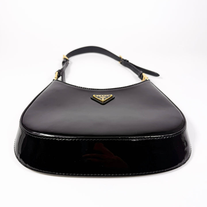 Prada Patent Leather Cleo Shoulder Bag