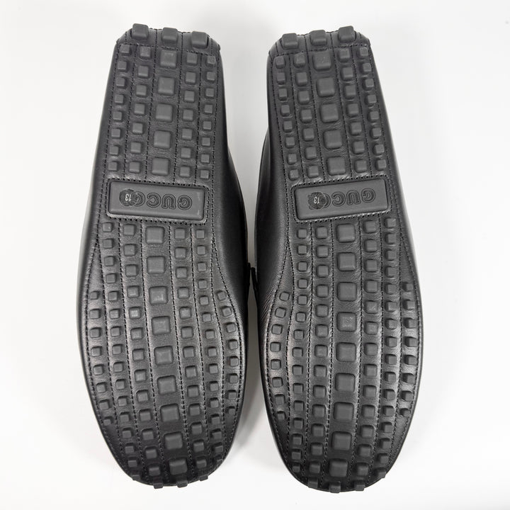 Gucci Interlocking G Driver Leather Loafer - Men’s 13.5