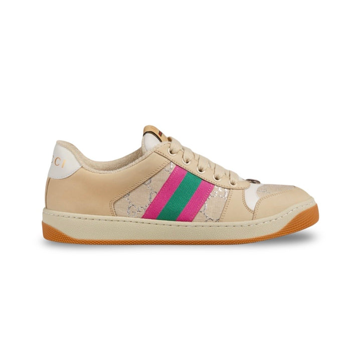 Gucci Metallic GG Screener Sneaker - Women’s 10