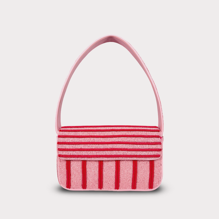 Staud Tommy Beaded Shoulder Bag