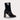 Versace Medusa Patent Square Toe Heeled Boot - Women’s 8.5