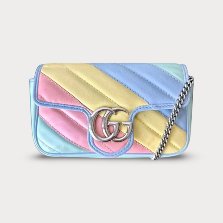 Gucci GG Marmont Rainbow Super Mini Crossbody