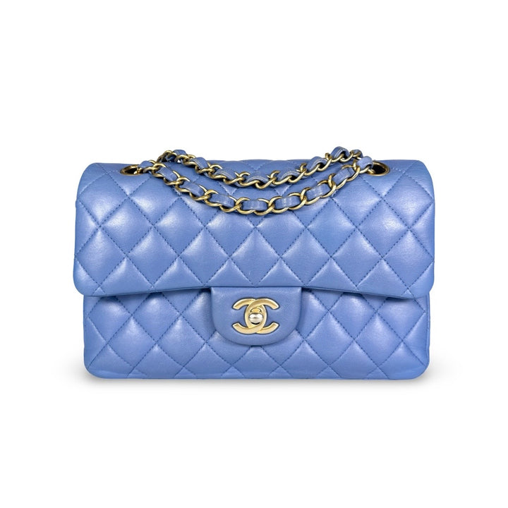 Chanel Quilted Lambskin Small Double Flap Bag