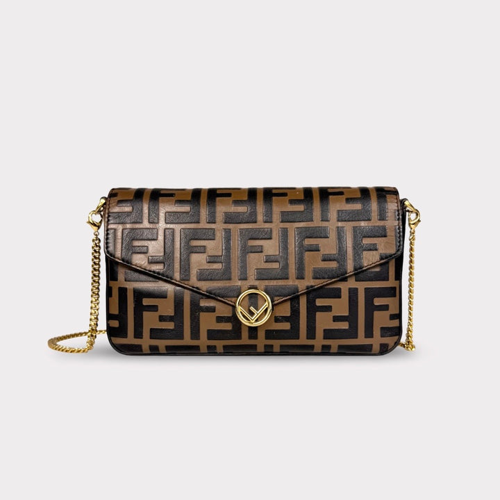 Fendi F Is Fendi Envelope Clutch On Chain