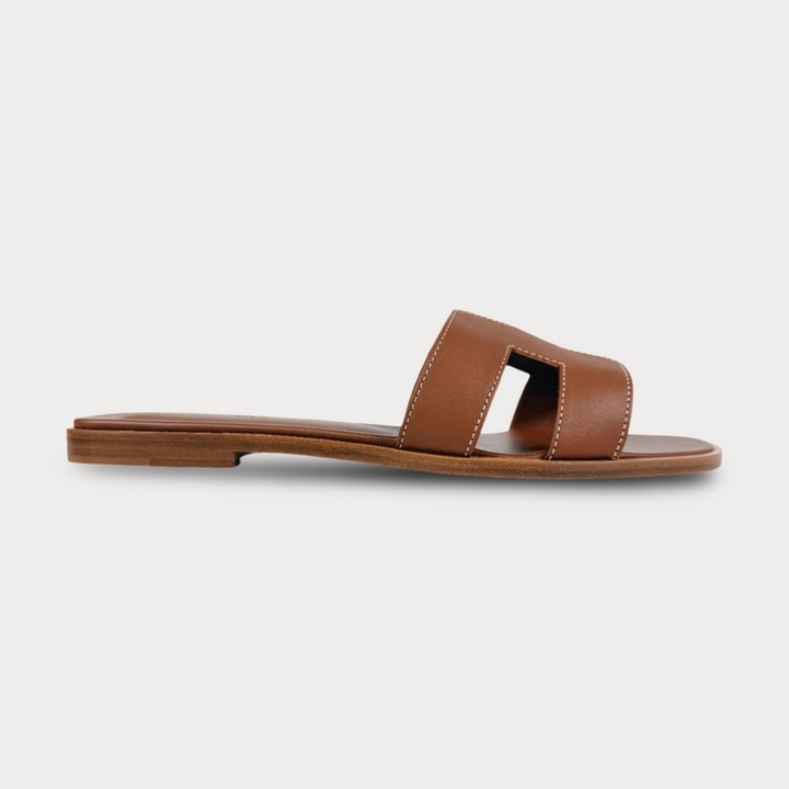 Hermès Box Calfskin Oran Sandal - Women’s 7.5