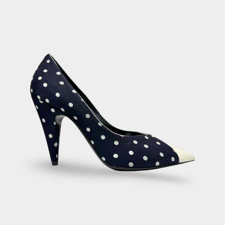 Saint Laurent Polka Dot Lola Pump - Women’s 6