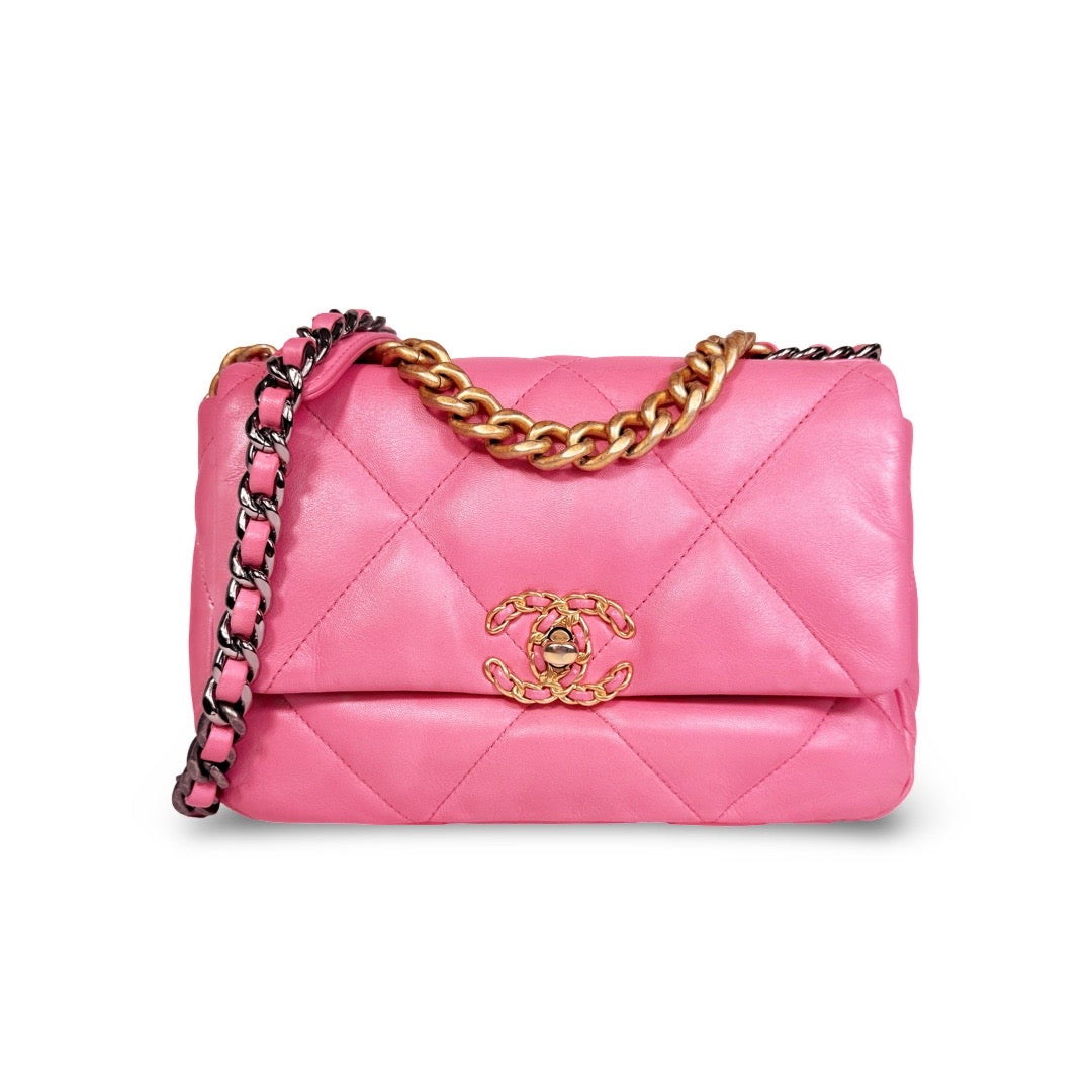 Chanel Quilted Lambskin Medium 19 Flap Bag