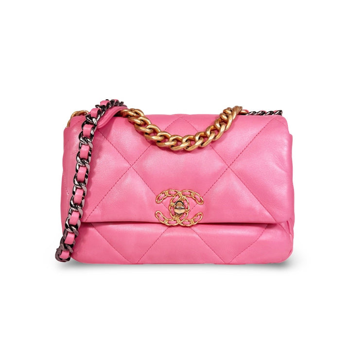 Chanel Quilted Lambskin Medium 19 Flap Bag