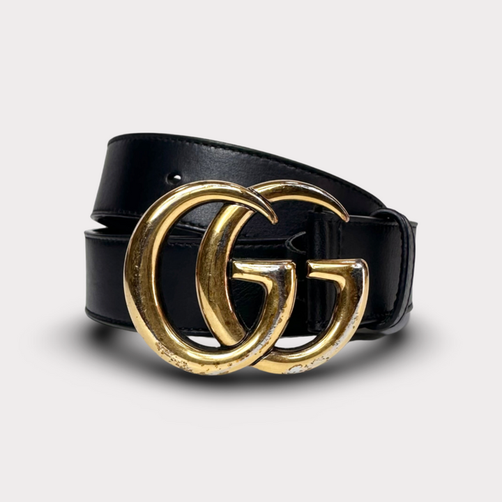 Gucci GG Marmont Smooth Leather Belt 80 32