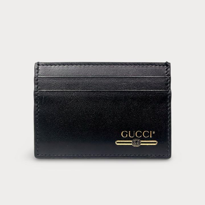 Gucci Leather Logo Card Holder