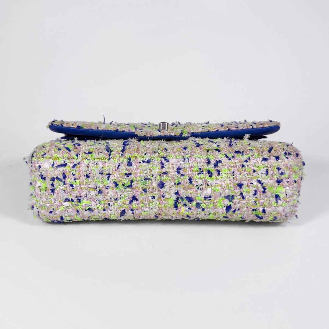 Chanel Quilted Tweed Medium Double Flap Bag