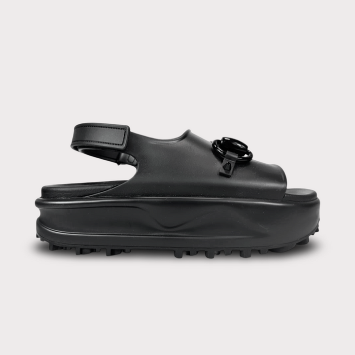 Gucci Horsebit Flatform Rubber Sandal - Women’s 6