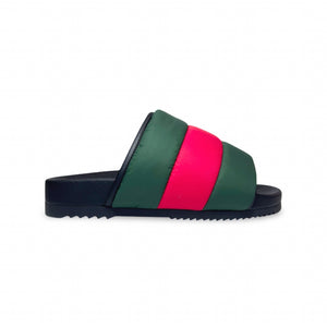 Gucci Padded Nylon Web Slide Sandal  - Women’s 5