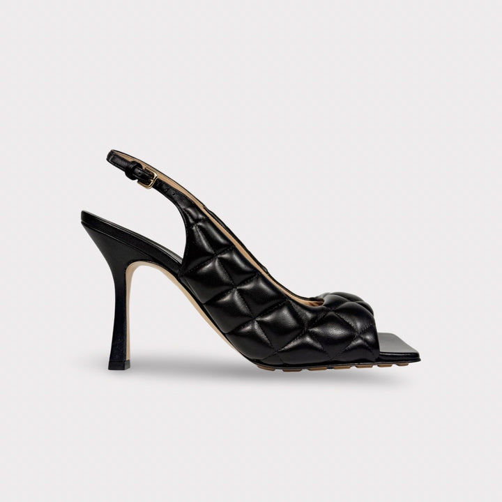 Bottega Veneta Padded Square Toe Slingback Heel - Women’s 8.5