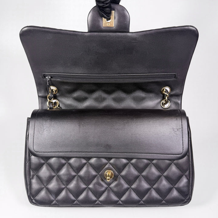 Chanel Quilted Lambskin Jumbo Double Flap Bag