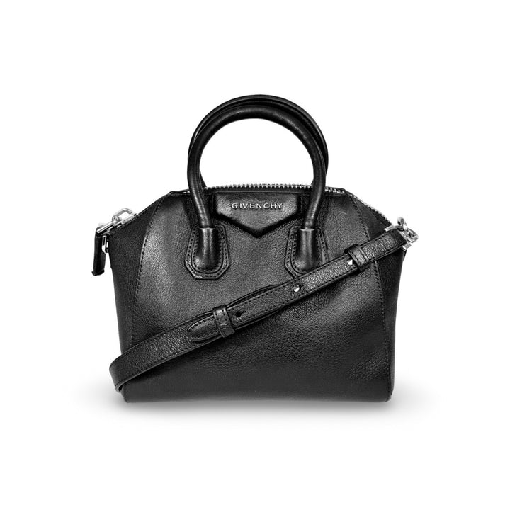 Givenchy Grained Leather Mini Antigona Bag