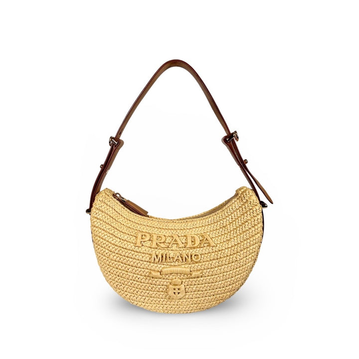 Prada Crochet Arqué Shoulder Bag