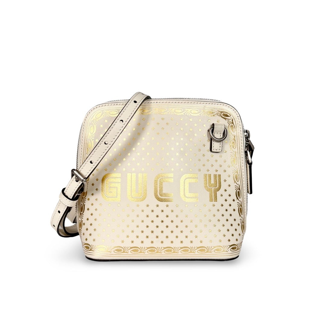 Gucci x Sega Calfskin Mini Dome Crossbody Bag
