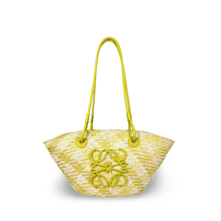 Loewe Anagram Palm Leaf Small Basket Bag
