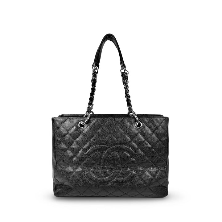 Chanel Quilted Caviar Grand Shopping Tote