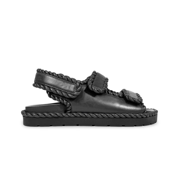 Bottega Veneta Leather Jack Flat Sandal - Women’s 8