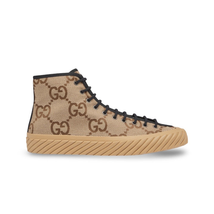 Gucci Canvas Maxi GG High Top Sneaker - Men’s 13.5