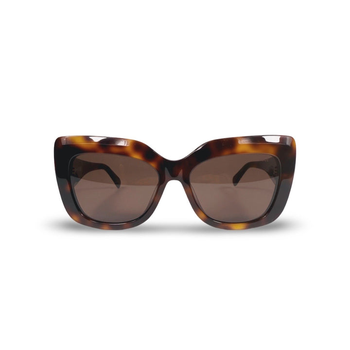 Emilio Pucci Rhinestone Logo Square Sunglasses