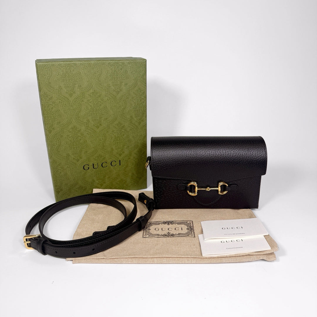 Gucci Calfskin Horsebit 1955 Shoulder Bag